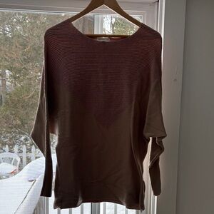 APRICOT Women's Gradient Sweater - Brown and Cream